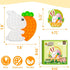 Woplagyreat Easter Fidget Toys, Bunny Carrot Easter Basket Stuffers for Kids Toddler,Puzzle Bubble Sensory Popper