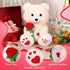 10 Inches Plush Toy, Rose Plush Stuffed Animal Valentine's Day Bear, Heart Rose for Girlfriend, Mother's Day