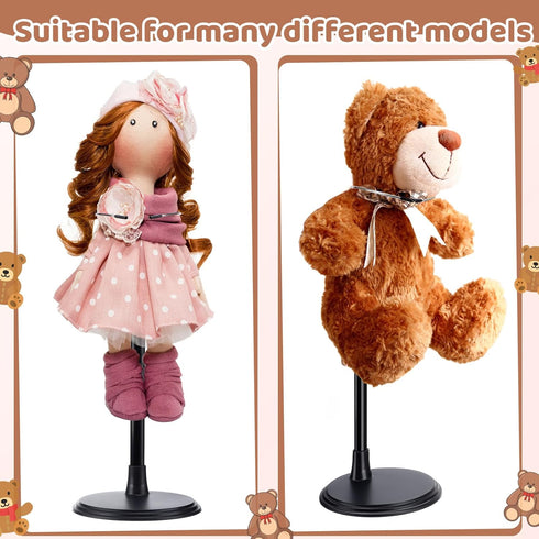 12 14 18 Inches Yaocom Pcs Adjustable Doll Stand Display Holder for to Action Figure Stands with Expandable Waist Wire