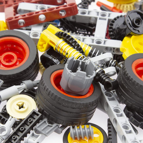 852pcs Technic-Parts Gears, Axle, Pin, Connector Compatible with Lego-Technic, MOC Pieces for Toy Building Sets