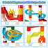 110pcs Set 3 4 5 6 7 8 9 10+, 8105 Marble Run, Marble Maze Game Construction Building Toys for Kids, Marble Track Race
