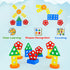 PEBIRA Montessori Toys for Toddlers - Wooden Sorting & Stacking Toys for 1 to 3-Year-Old Boys Girls