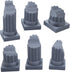 Forge Roman-Inspired Ruined Pillars/Columns - Durable 3D Printed Scatter Terrain for Tabletop RPG Wargames & Dioramas