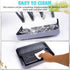 ZYLOHA 12 Baby Bottle Drying Rack: Space Saving Vertical Bottle Drying Holder with Brushes Holder - Large Bottle