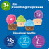 Counting Sets Learning Resources Mini Cupcakes - Birthday Cake, Sensory Toys, Montessori Preschool Activities, Kitchen