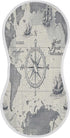 YETTASBIN World Map Muslin Baby Burp Cloth, Super Soft Absorbent Cotton Burp Rag