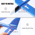BooTaa 4 Pack Toy Airplanes - 17.5" Large Throwing Foam Planes with 2 Flight Modes, Outdoor Sport Game Toys