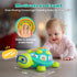 Zardali 6-12 Tummy 6 7 8 9 10 6-9-12 Baby Toys Months, Musical Turtle Time Developmental Crawling Toy for Months