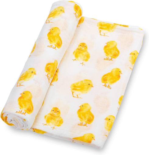 100% 47 47 Inches 2 Pack) LollyBanks Baby Swaddle Blanket, Cotton Muslin Blanket for Boys and Girls, Large x Soft