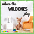 11 Pcs(40 Inch,Black) Beeveer Where the Wild Ones Play Nursery Sign Wooden Playroom Wall Decor Playroom Decoration Word
