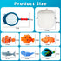 No Hole Mold Free Bath Toys for Toddlers 1-3, Water Toys with Storage Bag, Baby Shark Pool and Shower Gifts