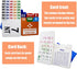 Bridge Bidding Boxes Set of 4 - Easy to Carry and Store for Bridge Players, Includes Waterproof Plastic Cards