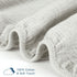 2 Pack, 100% 52" 28" GRSSDER Soft Muslin Crib Sheet Cotton Crib Sheets for Boys and Girls, Fit Standard Crib Mattresses