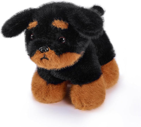PEACH CAT Rottweiler Dog Stuffed Animal Cute Puppy Plushies Small Plush Toys