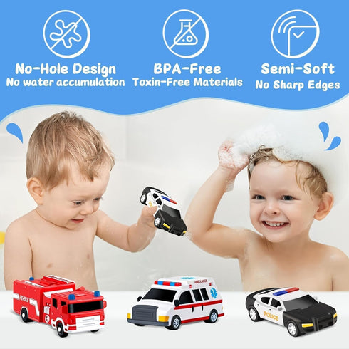 MACALOCA 1-3-5, 2-4, Playset Bath Toys for Kids Ages Car No Hole Bath Toys Toddlers Baby Toddler Easter Egg Fillers