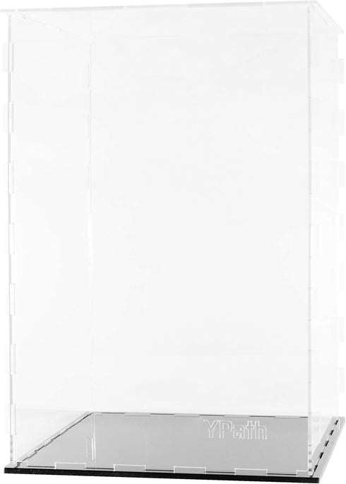 Clear Acrylic Display Case-Assemble Countertop Box for Display-Clear Display Box,Dustproof Protection Showcase