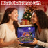 Set Set 1200 14 Magic House for Witches and Witches Building with Lights, Over Halloween Haunted House Building Blocks