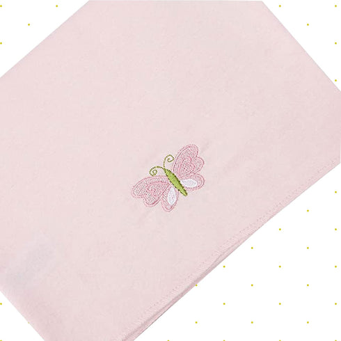 4 Pack 100% Spasilk Baby Cotton Flannel Receiving Blanket