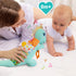 Holaxander 0-3-6-12+ Textures,Tummy Baby Dino Plush Soft Stuffed Animal Toy for Months,Infant Musical Toy