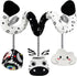 Hanging Rattle Toys for Crib Mobile - Car Seat Toys for Babies 0-6 Months, Black and White High Contrast Baby Toys