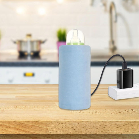 Portable USB Milk Warmer Bag for On-the-Go Convenience