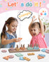 Montessori Toys for 1 2 3 Years Old, Wooden Sorting and Stacking Educational Learning Toy for Kids
