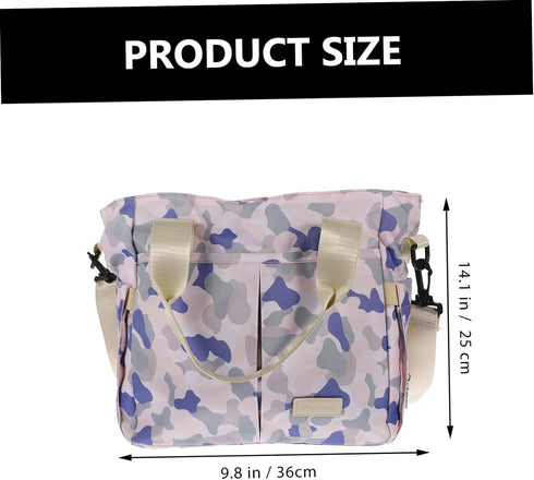 Ergonomic Diaper Travel Bag for Moms with Wide Opening
