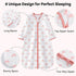 6-12 100% 2-Way 2 Pack 0.5 Unnivoll Baby Sleep Sack Months Cotton Long Sleeve Wearable Blanket Baby Sleep Bag