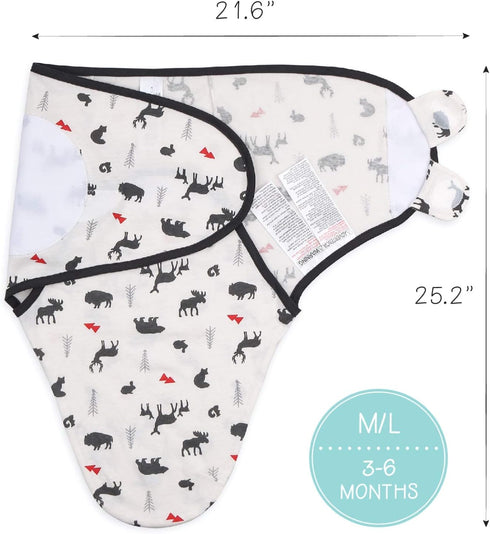 Set 3 0-3, 3-6 The Peanutshell Baby Swaddle Blankets of - Baby Boy Sleep Sack for Newborn, Baby Swaddles Newborns Sack