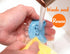 Pack 6 Silicone Baby Bottle Labels for Daycare, Write and Reusable Waterproof Daycare Label for Baby Bottle