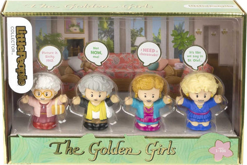 Little People Collector The Golden Girls TV Show Special Edition Set, 4 Figures in Display Package