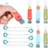 YLMFTNU 12Pcs 3 1 in Cup Lid Gap Cleaning Brush, Long Water Bottle Straw Cleaner Brush, Crevice Cleaning Brush Tools