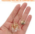 2Pcs 1:12 Toddmomy Dollhouse Miniature Chandelier Scale Tiny House Ceiling Light Durable Alloy Hanging Lamp for DIY