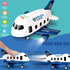 5 1 3 4 5 6 Dwi Dowellin in Airplane Toys with Light and Sound,Police car Toys with Activity Mat, Christmas Birthday