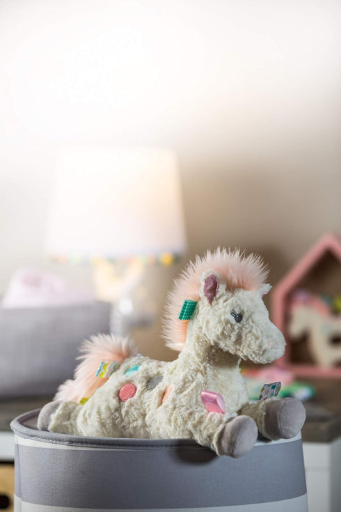11-Inches Taggies Stuffed Animal Soft Toy, Painted Pony