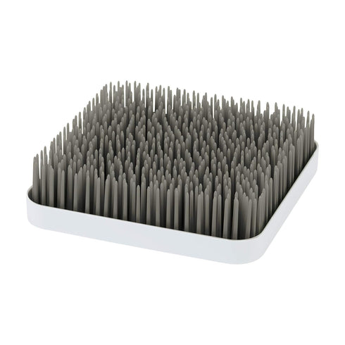 Boon Grass Plastic Drying Rack - Modern Baby Bottle Organizer, 9.75 x 9.88 x 3.0 inches - Gray