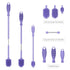 3 Set, A2S A-Brush Silicone Bottle Cleaner Brush, Piece Long Handle - Water Bottle Cleaner, Baby Bottle Nipple Brush