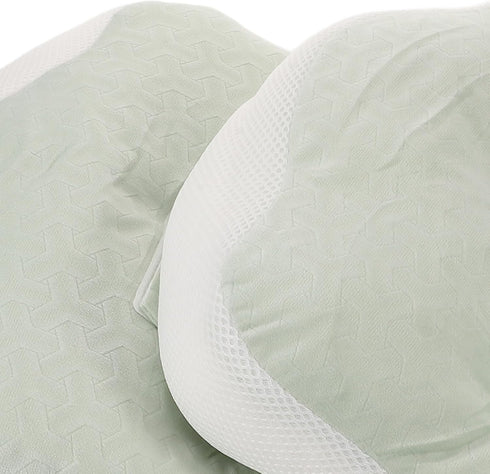 Maternity Pillow for Pregnant Women, Sleeping Pillow for Pregnancy with Back and Belly Support, Green Body Cushion