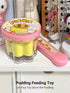 ZOENMG (1-Pack), 3 4 5 6 7 8 Pudding Feeding Toys for Dolls Pretend Play Food for Year Old Girls, Perfect for Doll Role