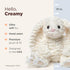 Bearington Creamy The Easter Bunny Stuffed Animal, 10 Inch Plush