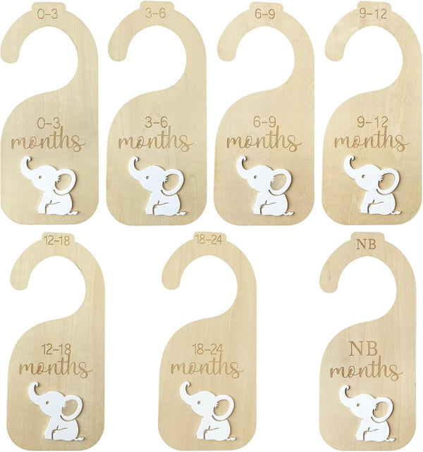 Baby Closet Dividers,Baby Clothes Dividers for Closet,Nursery Decor Storage Hangers Organizer,Sided Organizer