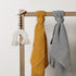 Muslin Swaddle Blankets, Neutral Burp Cloths, Receiving Blanket for Newborn Boys and Girls, 5 Pack Breathable Swaddle