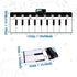 M SANMERSEN Kids Musical Piano Mat, Floor Keyboard Mat with 8 Instruments Sounds, Early Educational Toys for 1-5 Year