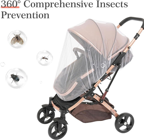 JQCOVEI Stroller/Bassinets/Cradles/Playards/Pack Baby Mosquito Net for Stroller, Perfect Bug Net for N Plays