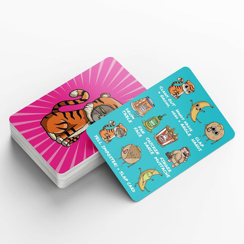 Tiger Banana Pancake - Fast Reaction Card Game for Family Game Night (2-10 Players)