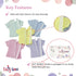 18-Inch 5-Pack Emily Rose Doll Clothes Pastel T-Shirts - DIY Craft Kit with Pink, Blue, Green, Yellow & Purple Tees