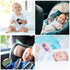 Silicone Baby Teething Toys, Cell Phone Teether Toys with Pacifier Clip, 0-12 Months, BPA Free/Freezable (Black)