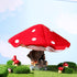 (40cm*40cm) NUOBESTY Kids Mushroom Hat Costume Accessory Red Plush Mushroom Hat Cartoon Party Costume for Festival