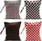 VBCVBGFH 4 Pack Cute Checkered Stripe Cherry Wet Bag Waterproof Washable Reusable Wet