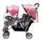 Weather Shield Double Popular Universal Size Baby Rain Cover/Wind Shield for Swivel Wheel Stroller (Black)